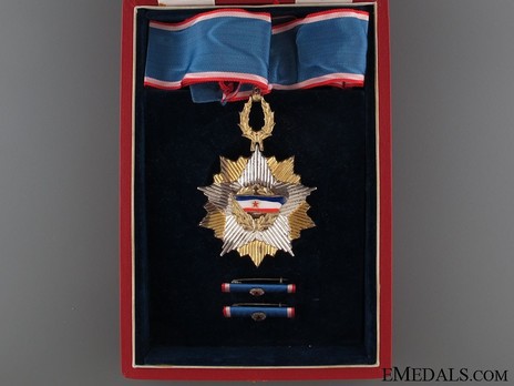 Order of the Yugoslav Flag, III Class Case of Issue