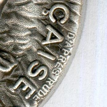 Silver Medal (stamped "D'APRES RUDE") Obverse