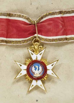 House Order of the Golden Flame, Cross (in gold) Obverse