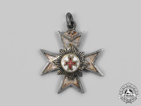 Order of Merit, Civil Division, IV Class Cross Miniature Obverse