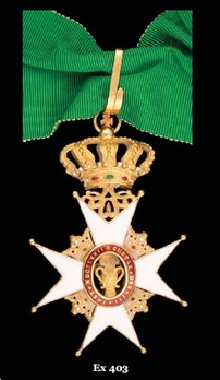 Order of Vasa, II Class Commander (with gold, 1873-1975)