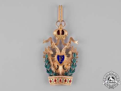 Order of the Iron Crown, Type III, Civil Division, I Class (with War Decoration, in Gold) Obverse