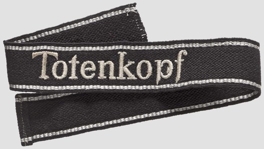 Waffen-SS Totenkopf NCO/EM's Cuff Title Obverse