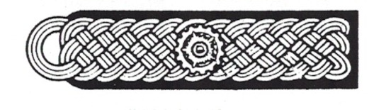 TeNo Stellvertretender Reichsführer der TN 1936/1940 pattern Shoulder Boards Obverse