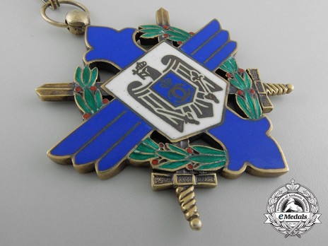 Order of Aeronautical Virtue, Type I, Military Division, Commander's Cross Obverse