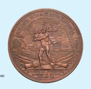 The Battle at Poltava, Bronze Medal Reverse