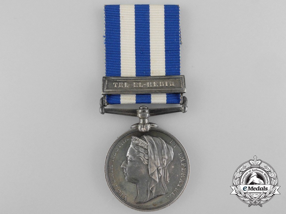 Silver medal with tel el kebir clasp obverse1