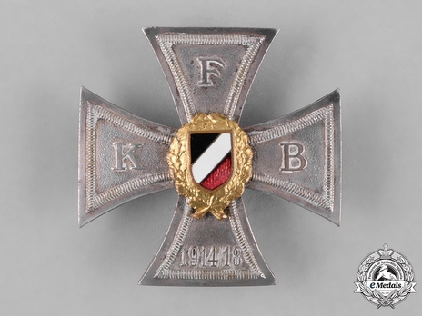 Honour Cross of the German Front Fighters Association (silvered) Obverse