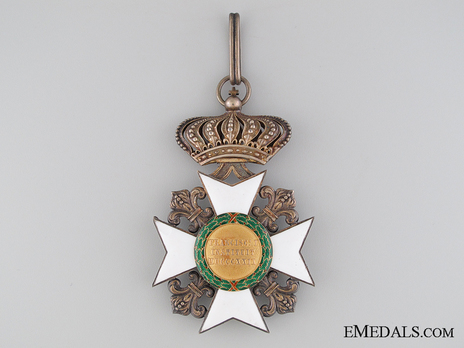 Royal Order of Francis I, Commander (in silver gilt) Reverse