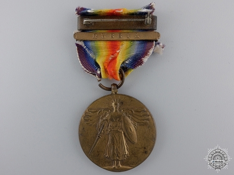 World War I Victory Medal (with Army "RUSSIA" clasp) Obverse