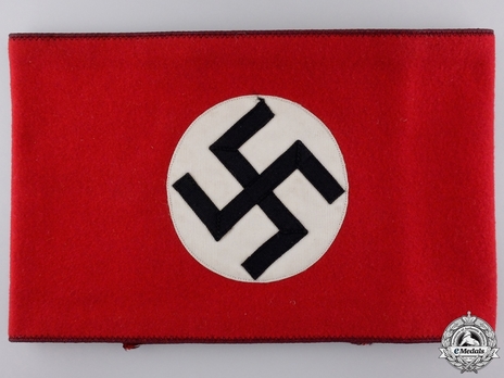 NSDAP Politischer Leiter-Anwärter Type II Gau Level Armband Obverse