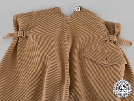 HJ Winter Service Trousers (khaki version) Reverse