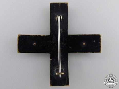 Baltic Cross (pinback version) Reverse