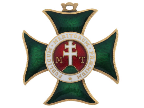 Order of St. Stephen of Hungary, Commander Obverse