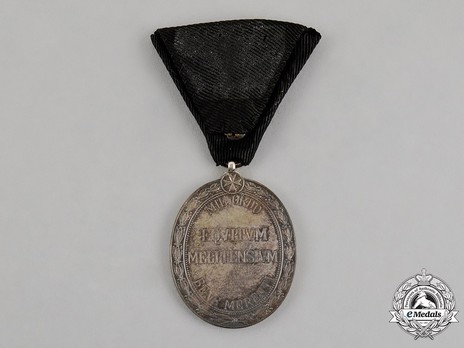 Order of the Knights of Malta, Silver Merit Medal Reverse 