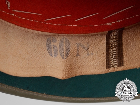 German Army Pith Helmet (2nd version) Stamp Detail