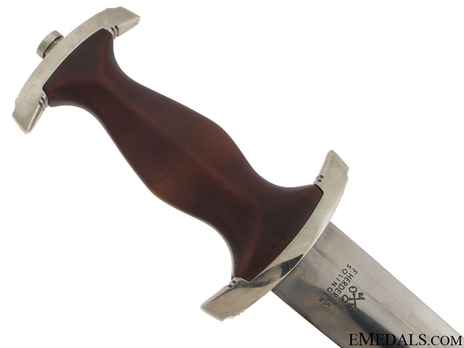 NSKK M36 Chained Service Dagger by F. Herder Reverse Grip