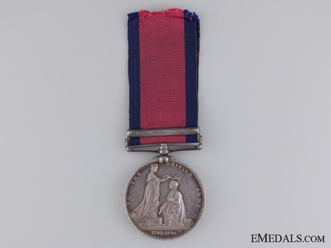 Silver Medal (with "FUENTES D"ONOR" clasp) Reverse