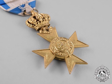 Order of Military Merit, I Class Military Merit Cross (with crown) Reverse