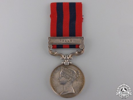 Silver Medal (with "PERAK" clasp) Obverse