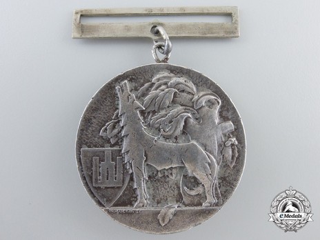 Order of Gediminas, Type II, II Class Medal Reverse