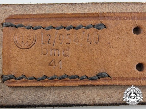 HJ Non-Officer Belt Strap Stamp