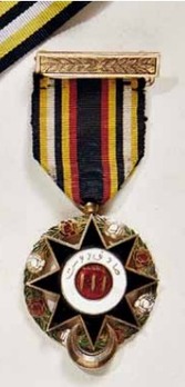 Order of Abassia (Imtiaz-i-Abbasia), IV Class Member