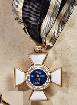 Medical Military Order, I Class Cross (in silver gilt) Reverse