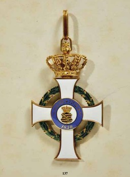 Albert Order, Type I, Civil Division, Grand Cross Reverse