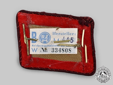 NSDAP Ober-Abschnittsleiter Type IV Gau Level Collar Tabs Reverse