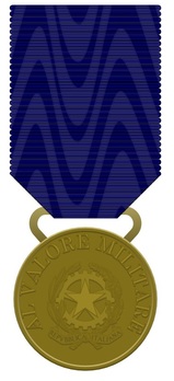 Medal of Military Valour, in Bronze Obverse