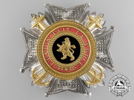 Grand Officer Breast Star (Maritime Division, 1934-1951) (by P. DeGreef) Obverse