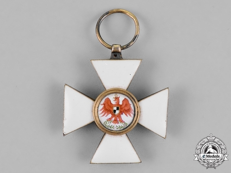 Order of the Red Eagle, Type V, Civil Division, III Class Cross (in silver gilt) Obverse