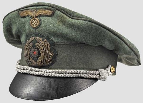 Kriegsmarine Officer Ranks Coastal Artillery Visor Cap Profile