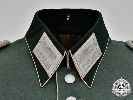 German Army Infantry Officer's Dress Tunic Collar Detail