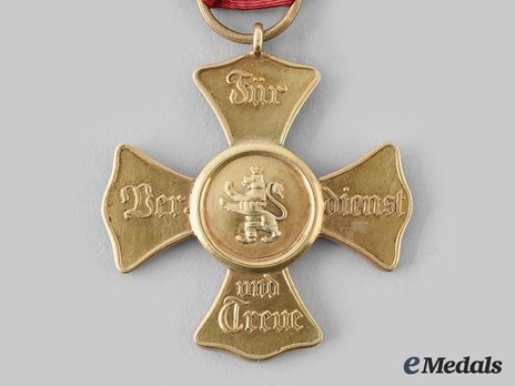 Civil Merit Cross in Gold (1849/1851) Reverse