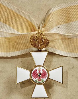 Order of the Red Eagle, Type IV, Civil Division, II Class Cross (with oak leaves) Obverse
