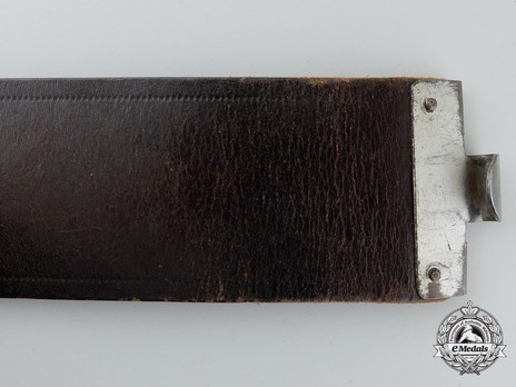 Luftwaffe Brown Leather Belt Strap Obverse