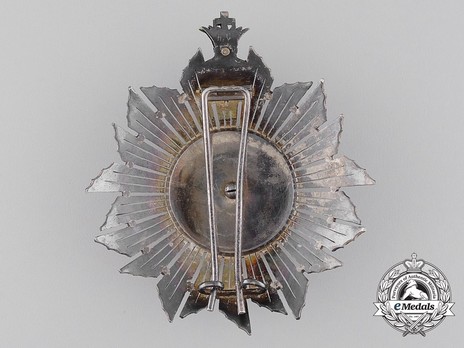 Grand Cross Breast Star (Gold and silver gilt) Reverse