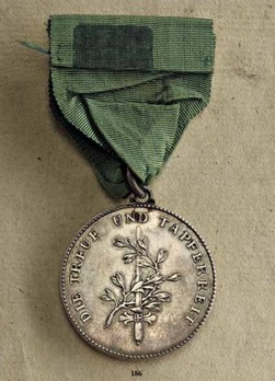 Bravery Medal for Kurmainz Militia, in Silver Obverse