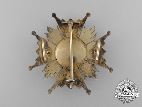 Commander by Number Breast Star (1875-1931) Reverse