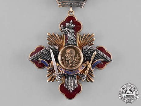 Order of Carol I, Grand Officer's Cross Obverse