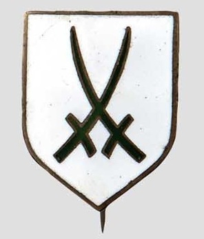 RAD Arbeitsgau XV Sachsen Tradition Cap Badge Obverse