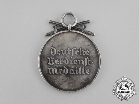 Silver Merit Medal with Swords (Gothic version) Obverse