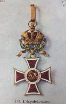 Order of Leopold, Type III, Military Division, I Class Cross 