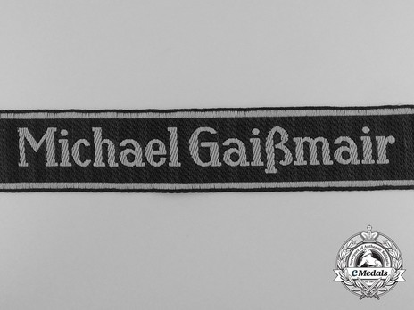 Waffen-SS Michael Gaißmair Cuff Title Obverse