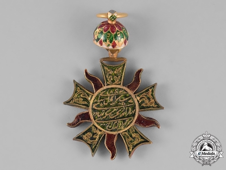 Order of the Propitious Star of Punjab, II Class Badge Reverse