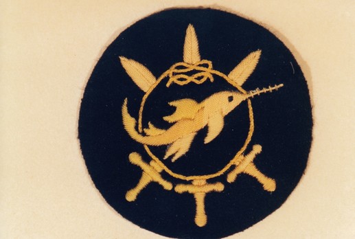 Naval Combat Badge of Small Battle Units, IV Class Obverse