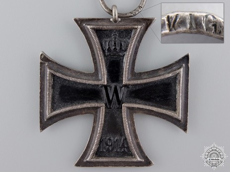 Iron Cross 1914, II Class Cross, by K.A.G. Obverse