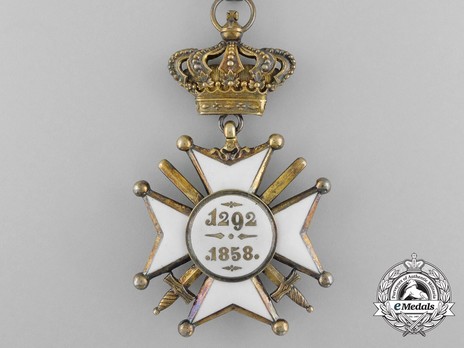 Merit Order of Adolph of Nassau, Military Division, I Class Commander (in silver gilt) Reverse